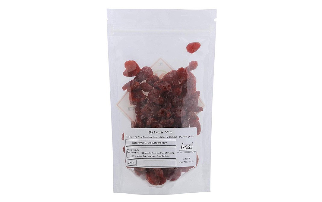 Nature Vit Dried Strawberry    Pack  200 grams